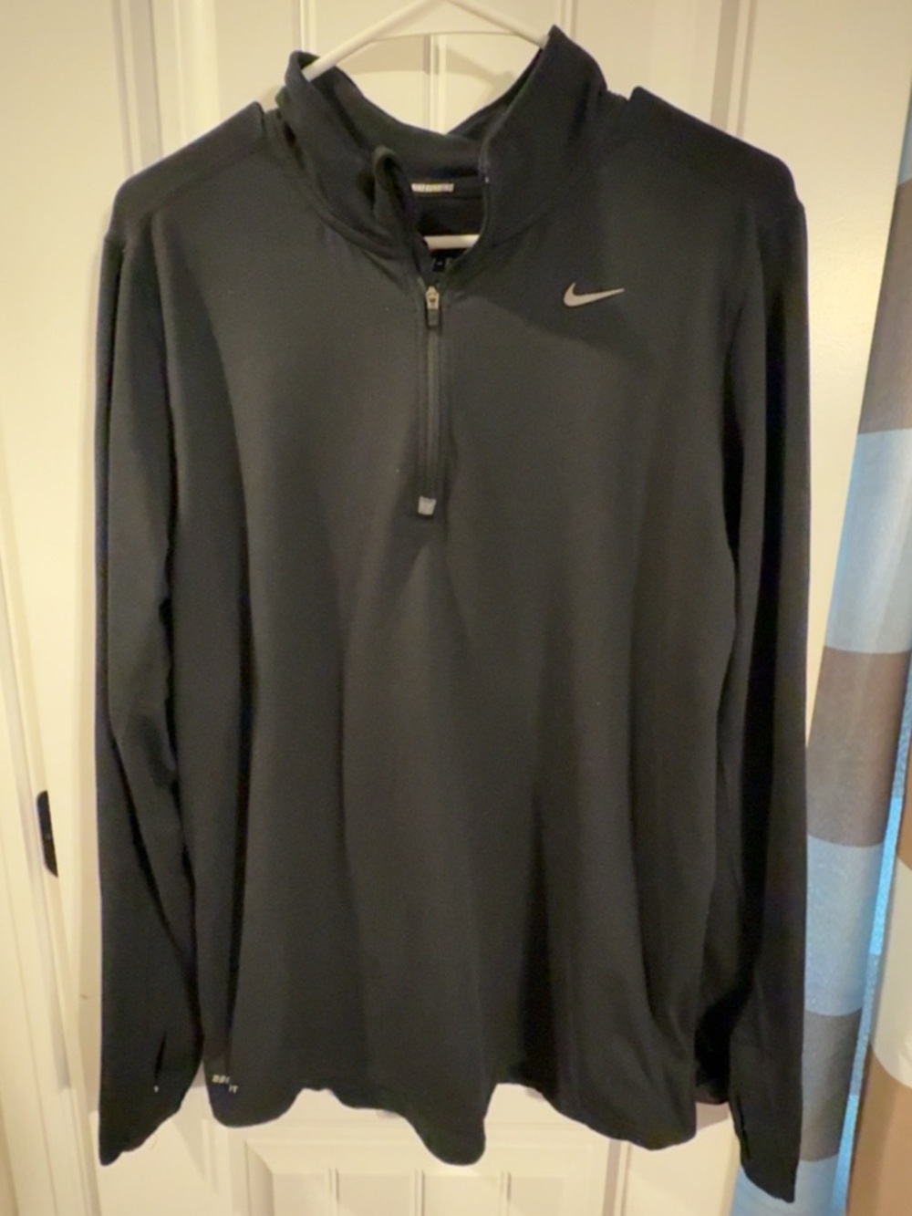 Nike Black Quarter-Zip Performance Jacket